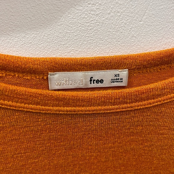 Wilfred Free yellow long sleeve top - Picture 2 of 3